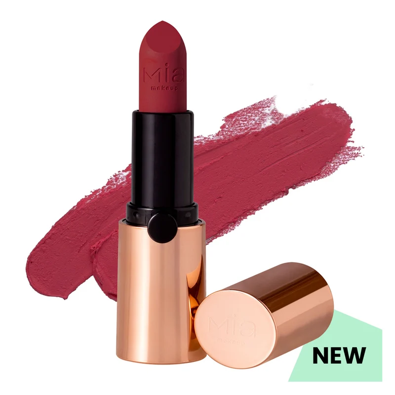 Glam Flow Lipstick Rossetto Matte Lunga Obstine 14 Mia Makeup 5 g