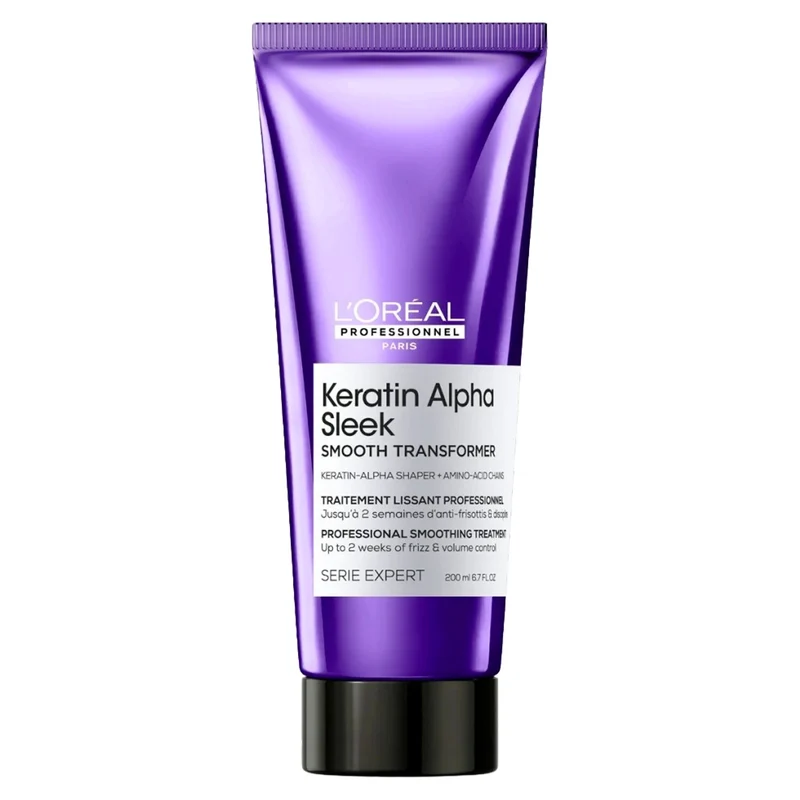 Trattamento Smooth Transformer Keratin Alpha Sleek S/Exp 200 ml L'Oreal