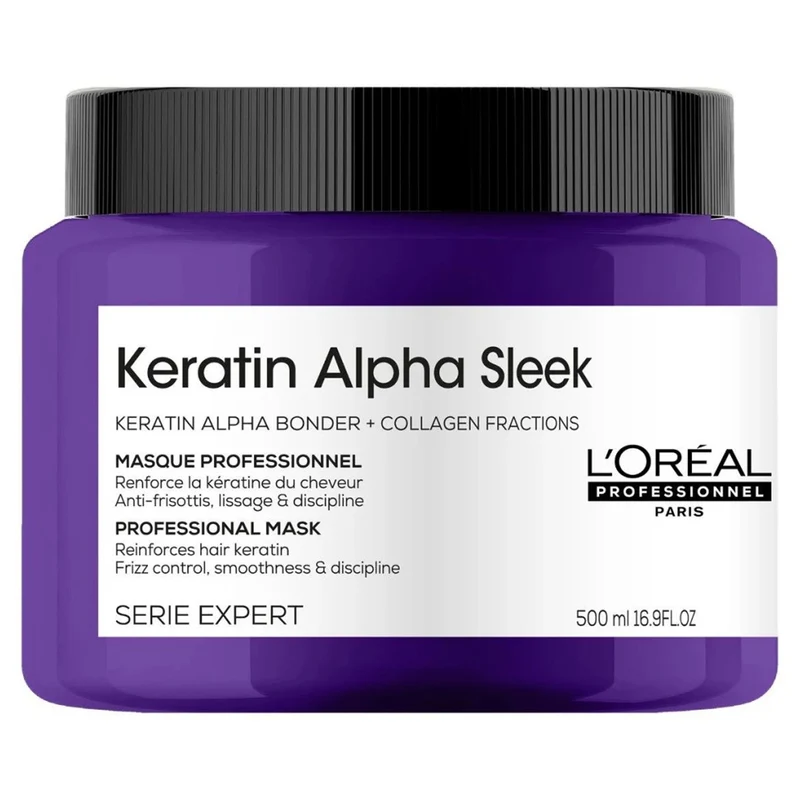 Maschera Keratin Alpha Sleek Serie Expert 500 ml L'Oreal