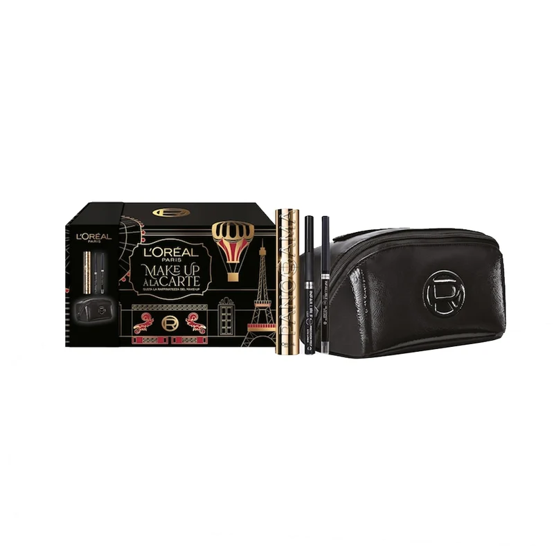 Panorama Mascara con Eyeliner e Matita Occhi Kit Cofanetto Regalo