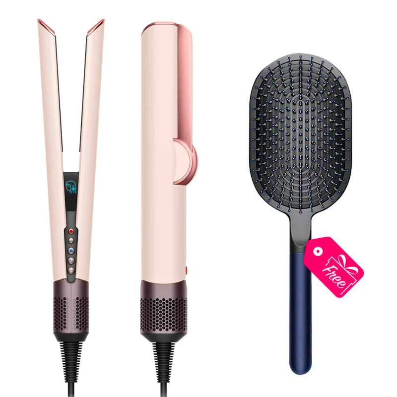 Dyson Airstrait Rosa Cipria/ Oro Rosa + Paddle Brush