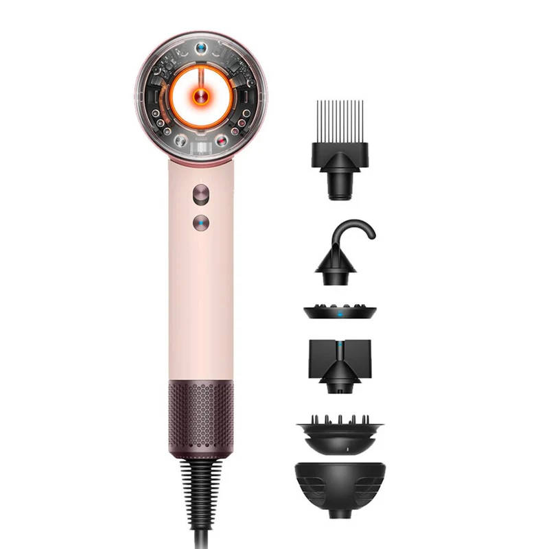Dyson Supersonic Nural Curly + Coily Rosa Cipria / Oro Rosa - asciugacapelli per capelli ricci e molto ricci