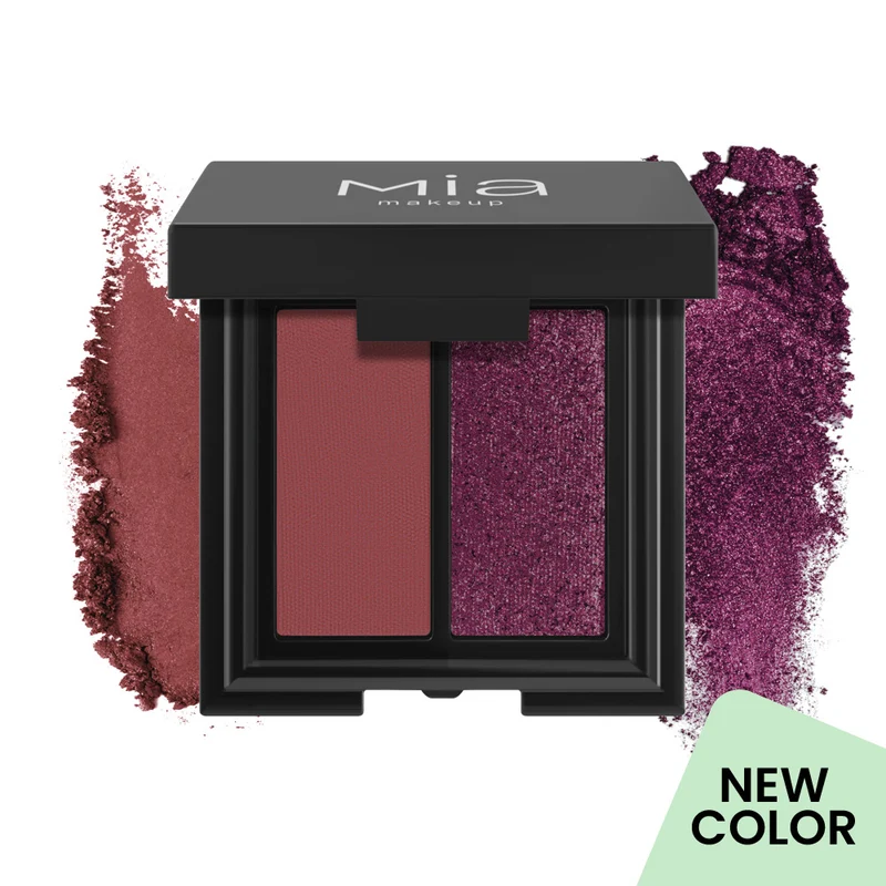 Double Match Eyeshadow Duo Ombretto Matte e Shimmer 13 Mia Makeup 3g