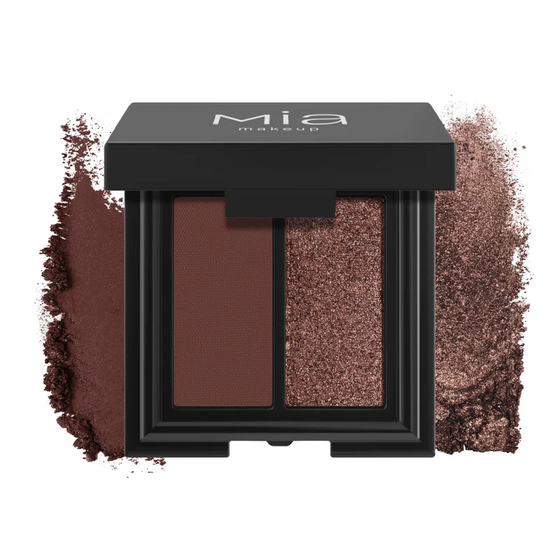 Double Match Eyeshadow Duo Ombretto Matte e Shimmer 06 Mia Makeup 3g