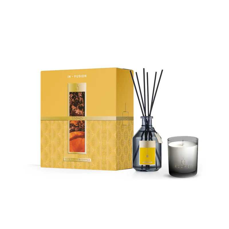 In-Fusion Profumo Ambiente + Candela Cofanetto Regalo