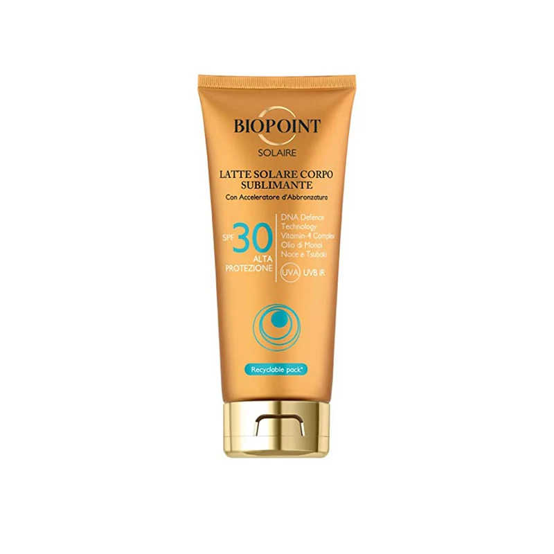 Latte solare corpo sublimante SPF30 protezione alta