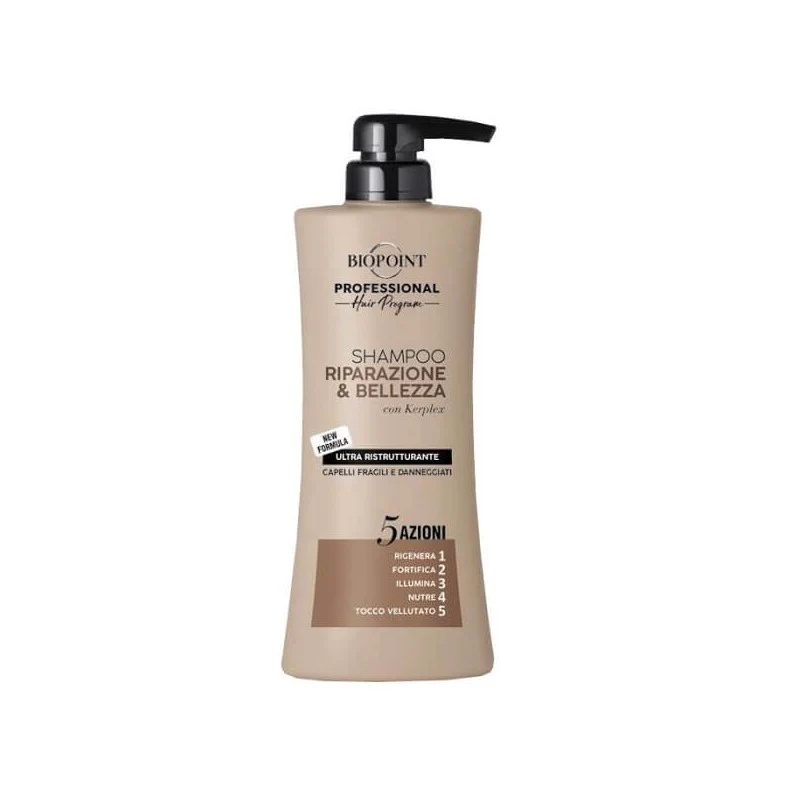 Shampoo Riparazione e bellezza con Kerplex