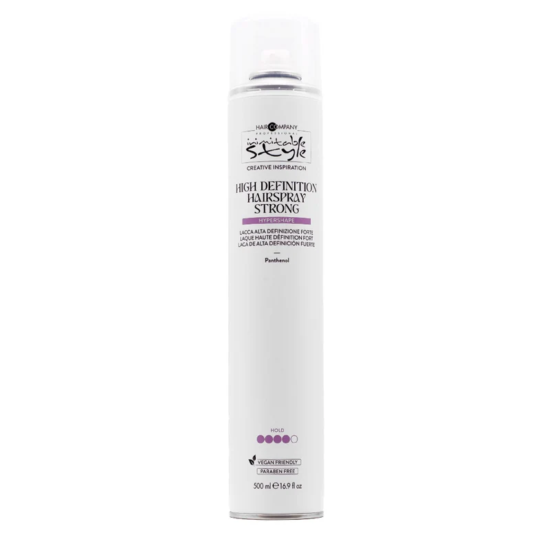 Hair Company Inimitable Style High Definition Eco-Hairspray Strong 500ml – lacca a tenuta forte