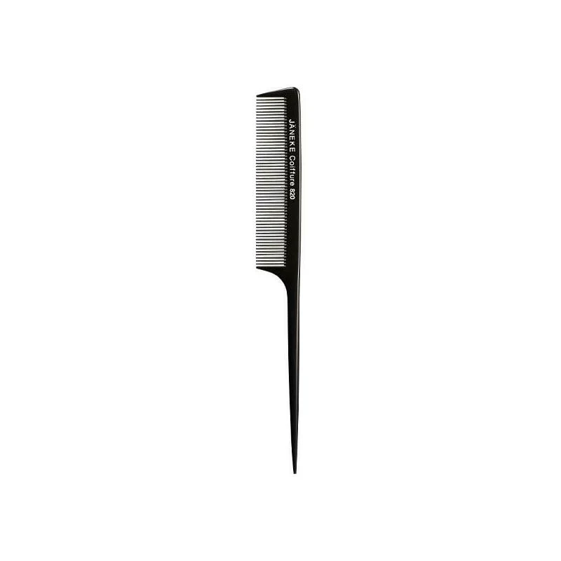 Pettine coda topo punta grossa Nero Janeke 57820