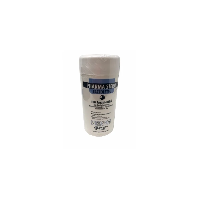 Fazzoletto Salviette Disinfettante Pharmasteril conf. 100 pz