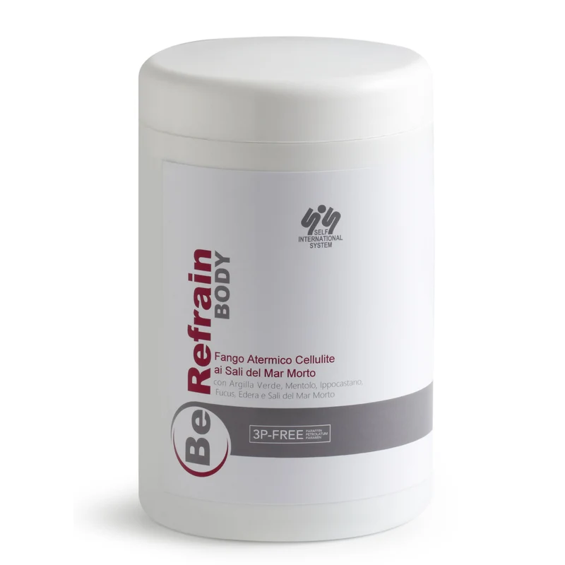 Fango Atermico Cellulite ai Sali del Mar Morto 3P Free 1000 ml BeRefrain