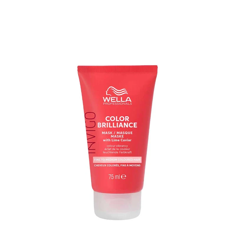Wella Invigo Color Brilliance Fine Vibrant Color Mask 75ml - maschera per capelli normali-fini