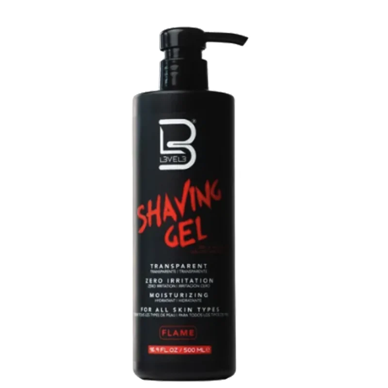 Shaving Gel Trasparente Flame L3VEL3 500 ml