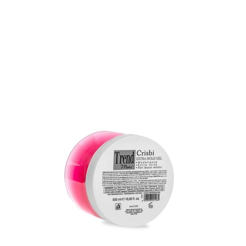 Gel per capelli Extra Forte Crisbi Vaso 500 ml