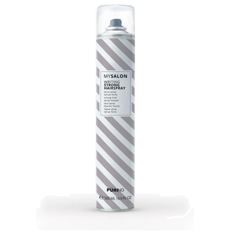 Lacca per Capelli PR My Salon Writing Strong HairSpray 500 ml. Puring