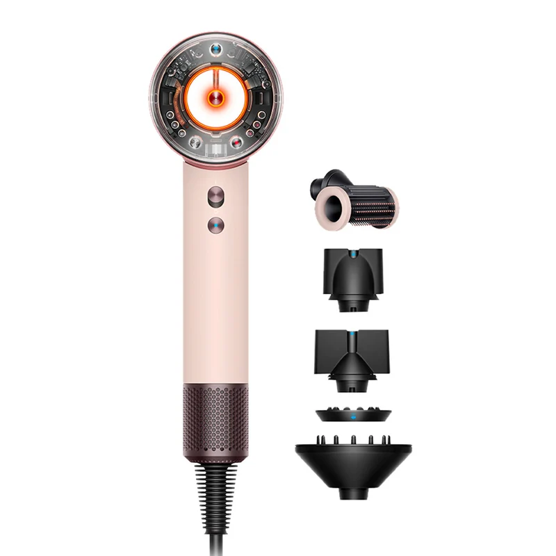 Dyson Supersonic Nural Straight + Wavy Phon Rosa Cipria / Oro Rosa - asciugacapelli per capelli lisci e mossi