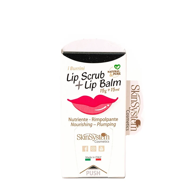 SkinSystem I Burrini Lip Scrub + Lip Balm 15g + 15ml