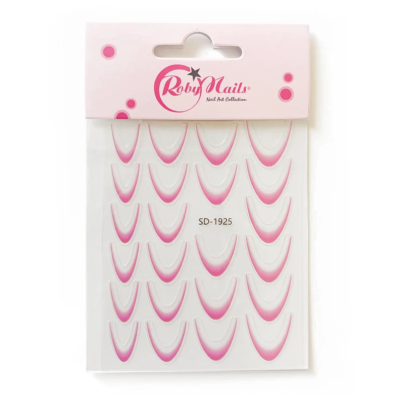 Adesivi French Sticker Pink 23 pz Robynails