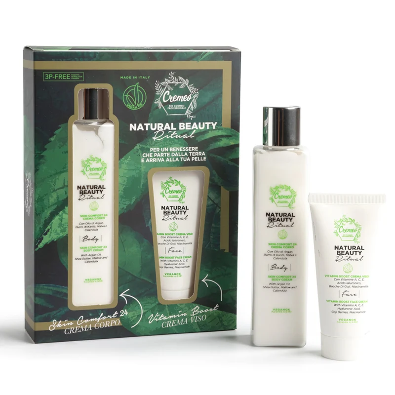 Beauty Box Viso-Corpo Natural Beauty Ritual crema corpo+cr.viso 200-50ml