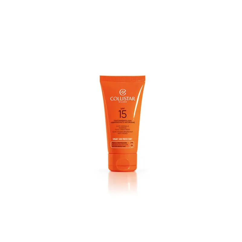 Trattamento viso abbronzante antirughe