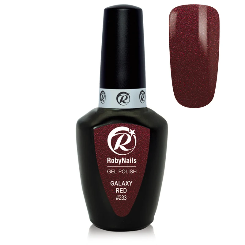 Gel Polish 233 Galaxy Red Roby Nails 8 ml