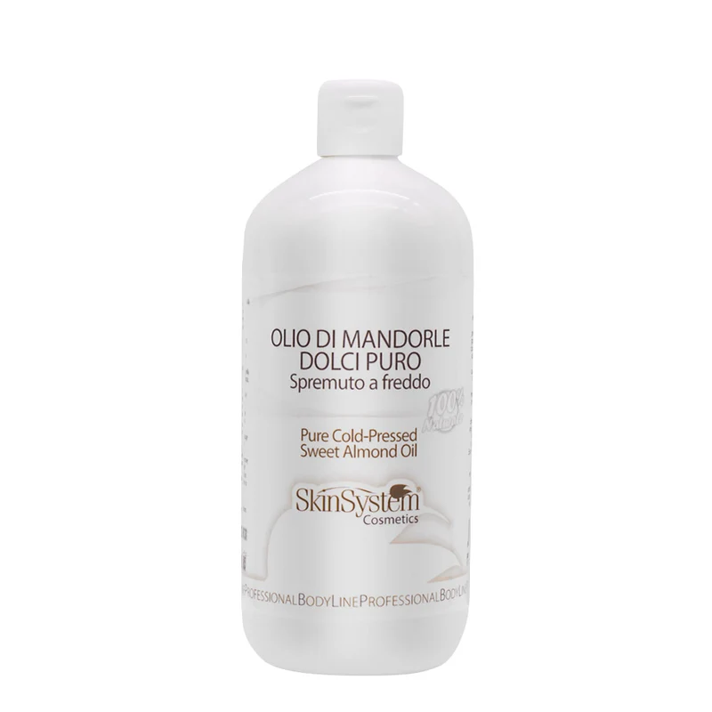 SkinSystem Pure Cold Pressed Sweet Almond Oil 500ml - olio di mandorle dolci con profumo