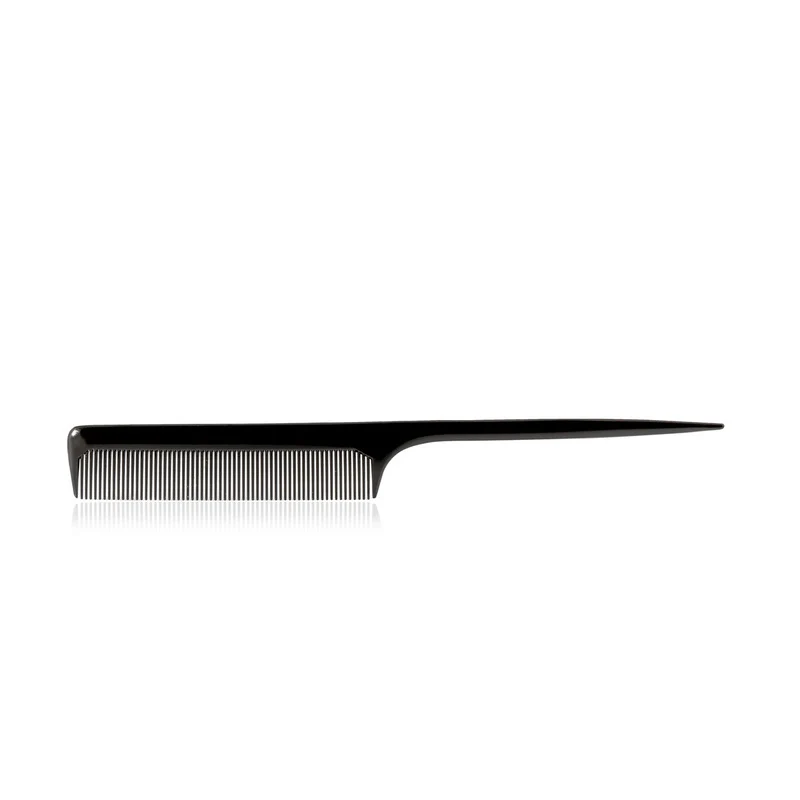 Pettine a coda Nero Delrin C411