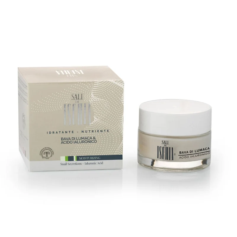 Crema Idratante Nutriente Bava Lumaca Ac. Ialuron Sali di Ischia 50 ml