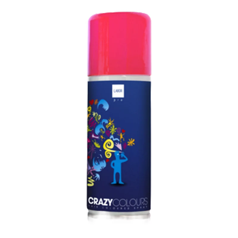 Lacca per Capelli colorata Rosa Fluo Spray Labor 125 ml
