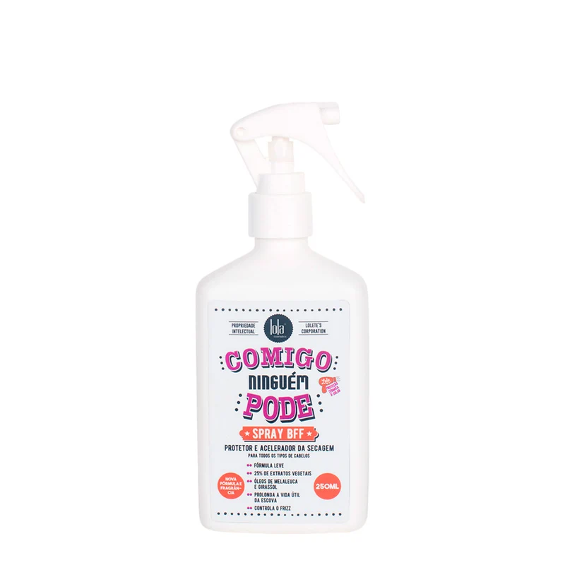 Lola From Rio Comigo Ninguém Pode Spray Bff 250ml - spray termoprotettore anticrespo