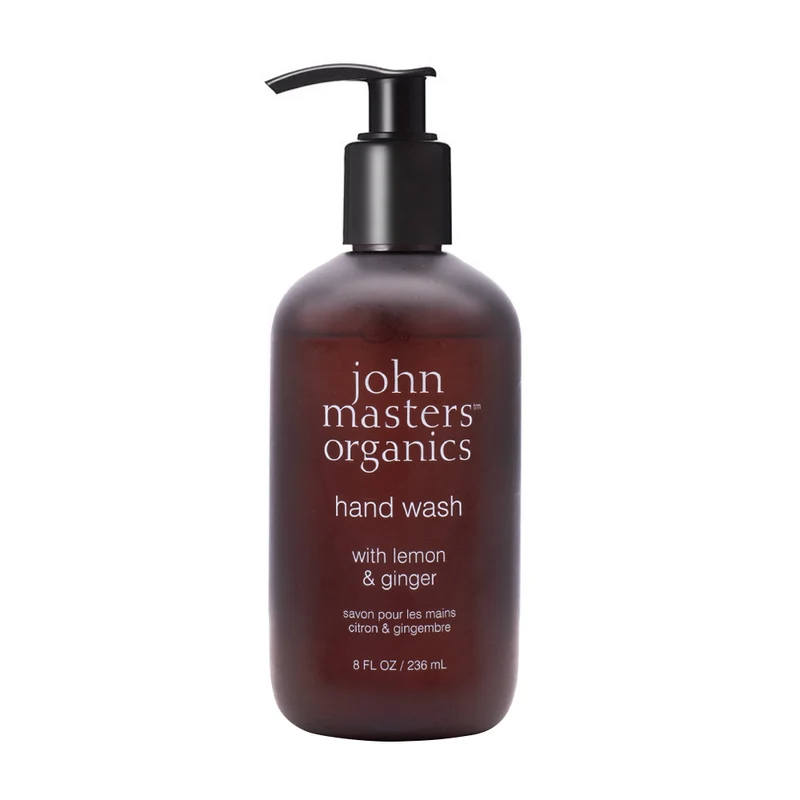 John Masters Organics Hand Wash Lemon and Ginger 236ml - sapone mani limone e zenzero