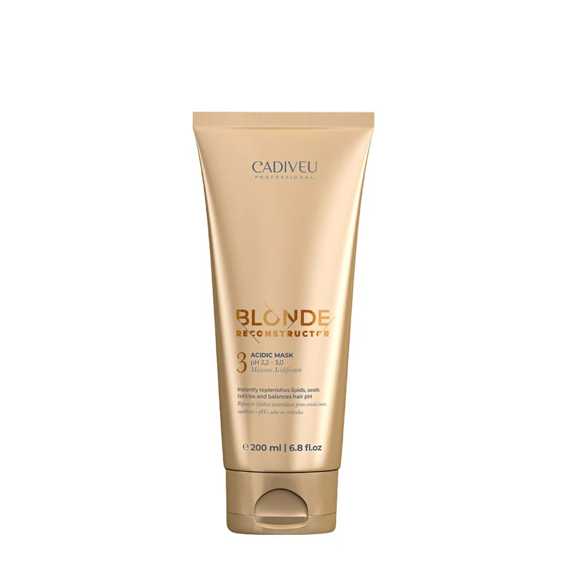 Cadiveu Professional Blonde Reconstructor Acidic Mask N.3 200ml - maschera pH acido capelli biondi