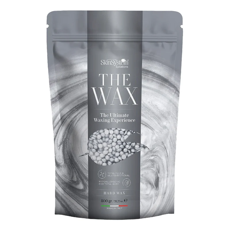 SkinSystem The Wax Silver The Ultimate Waxing Experience 800gr - cera epilatoria elastica