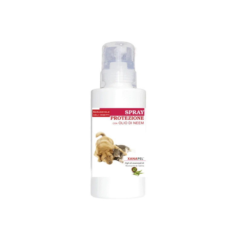 Lozione spray Protezione insetti per Cani Xanapel 150 ml