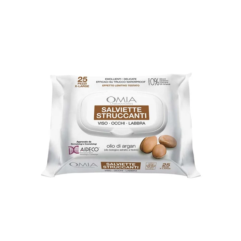 Salviette Struccanti All'Argan