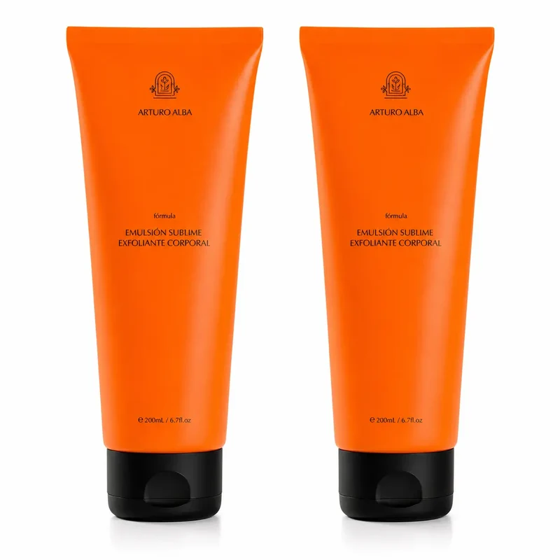 Arturo Alba Sublime Exfoliating Body Emulsion, 200 ml, pack of 2