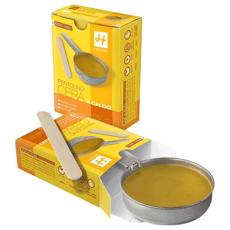 Cera a Caldo Naturale Pentolino Holiday 120 Gr Gialla