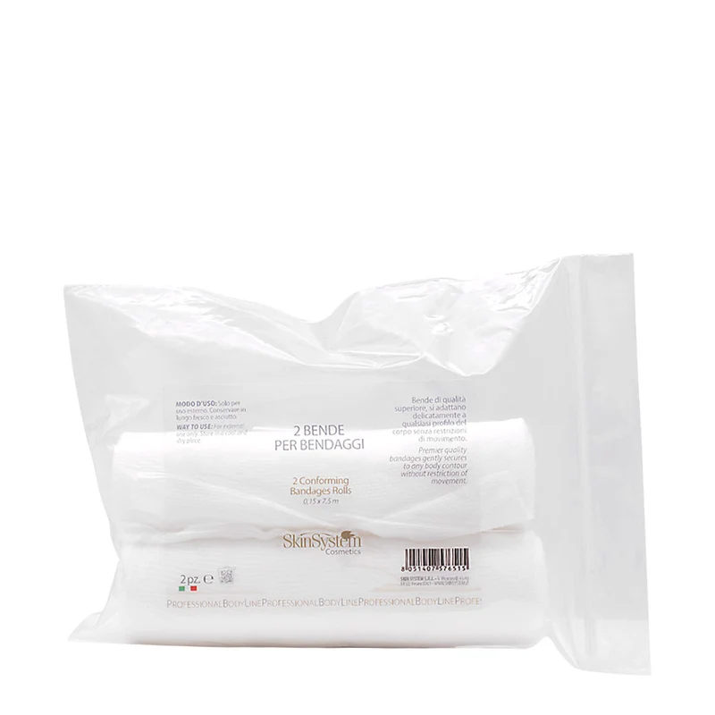 SkinSystem Conforming Bandages Rolls 2pz - tessuto fibro elastico per bendaggi