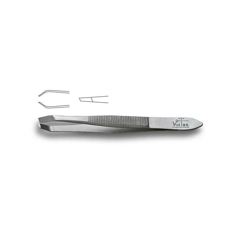 Pinzetta sopracciglia Acciao Inox Punta Aggrappante Wictor 304290