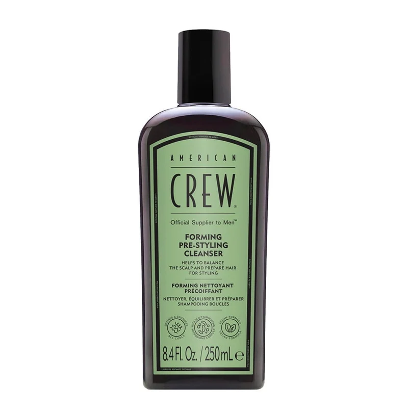 American Crew Forming Pre-Styling Cleaser 250ml - shampoo pre-styling per ricci