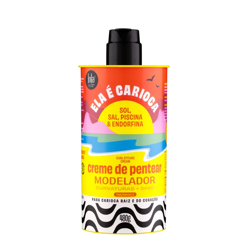 Lola From Rio Ela É Carioca Creme De pentear 3ABC 480gr - crema modellante per capelli ricci