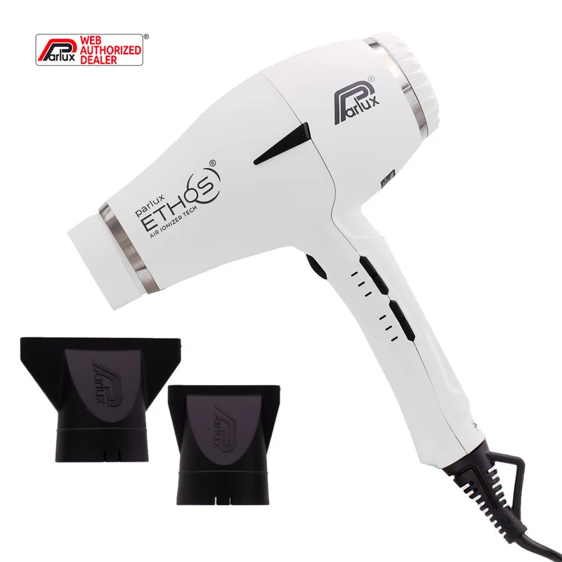 Parlux Ethos Air Ionizer Tech White - asciugacapelli