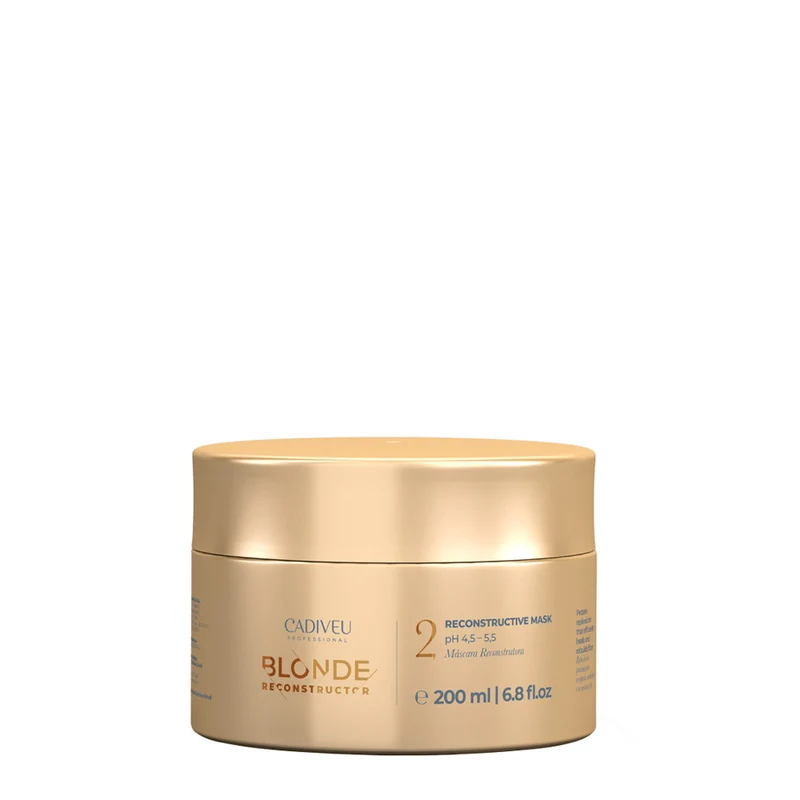 Cadiveu Professional Blonde Reconstructor Reconstructive Mask N.2 200ml - maschera ristrutturante capelli biondi