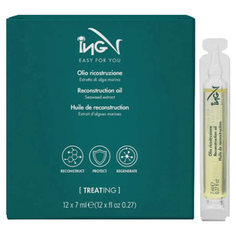 Olio Ricostruzione con Estratto di Alga Marina 12 fl x 7 ml ING New