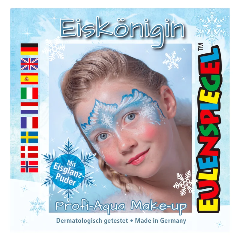 Set colori Aqua Profi ReginaNevi IceQueen 4 colori+Pennello Eulenspiegel
