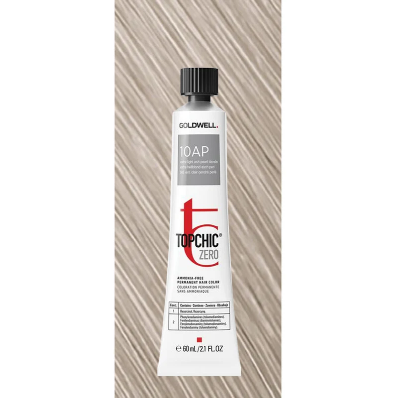 10AP Topchic Zero Cool Blondes Extra Light Ash Pearl Blonde Tb 60ml - colorazione permanente senza ammoniaca