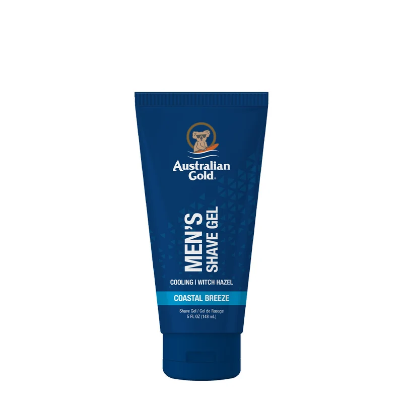 Australian Gold Men's Shave Gel Coastal Breeze 148ml - crema da barba antiage