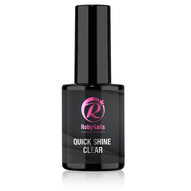 Quick Shine Clear gel top lucidante senza dispersione Roby Nails 14 ml
