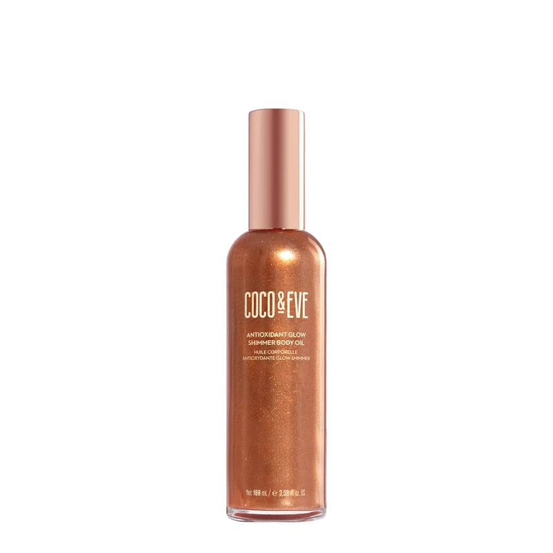 Coco & Eve Sunny Honey Antioxidant Glow Shimmer Body Oil 100ml - olio illuminante
