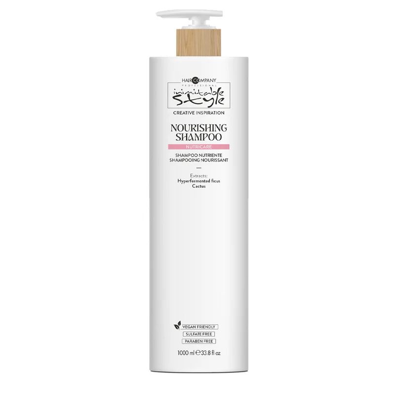 Hair Company Inimitable Style Nourishing Shampoo 1000ml - shampoo nutriente